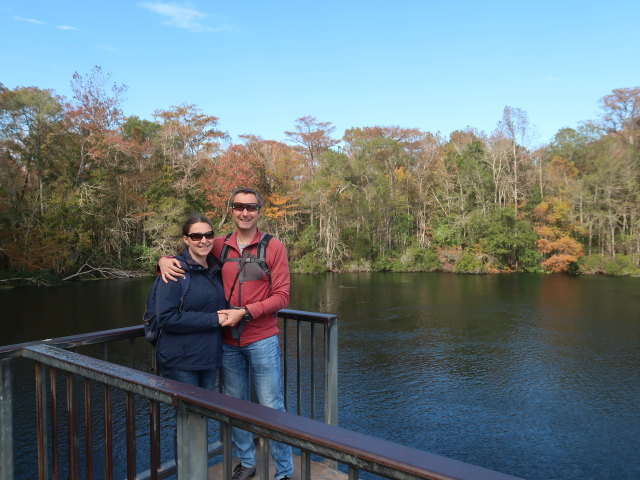 Sabine und ich im Wakulla Springs State Park (23. Nov.)