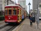 Sabine in der Carondelet/Bourbon Streets der Canal Streetcar Line in New Orleans (19. Nov.)