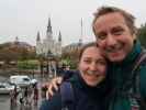 Sabine und ich am Jackson Square in New Orleans (19. Nov.)