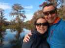 Sabine und ich am Wakulla River im Wakulla Springs State Park (23. Nov.)