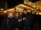 Sabine, Doris und Friedrich am Altwiener Christkindlmarkt