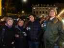 Sabine, Doris, Friedrich und Christian am Altwiener Christkindlmarkt