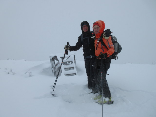 Frank und ich am Scheckkopf, 1.845 m