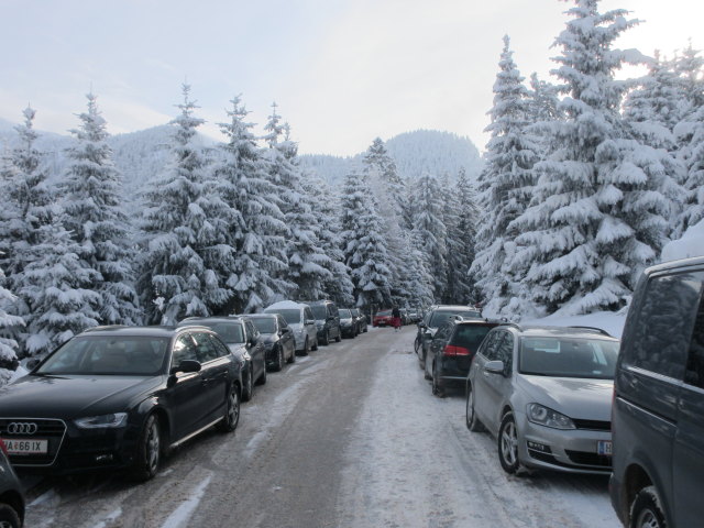 Trattbergstra&szlig;e zwischen Mautstation und Enzianh&uuml;tte