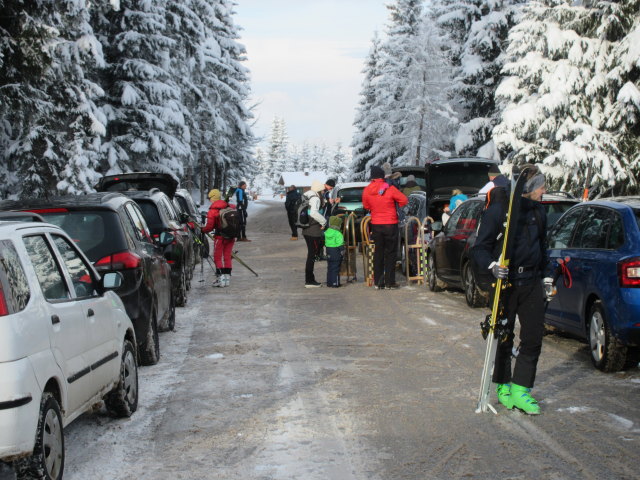 Trattbergstraße zwischen Mautstation und Enzianhütte