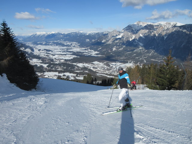Frank und Melanie auf der Stolepiste