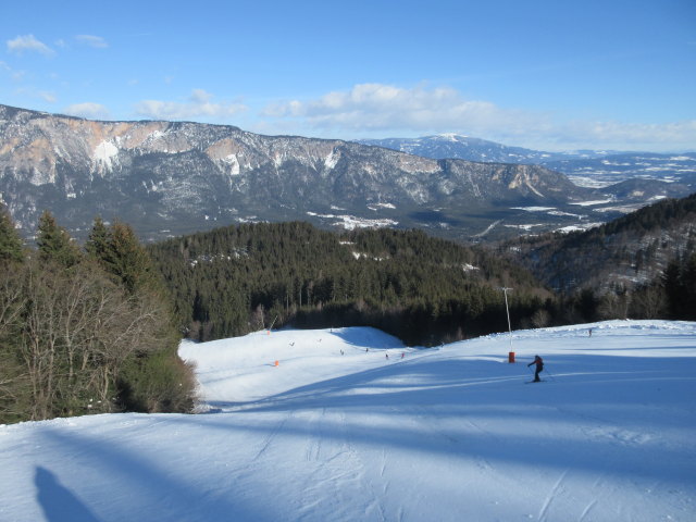 Melanie auf der Talabfahrt