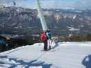 Melanie und Frank im Hahnenwipfellift