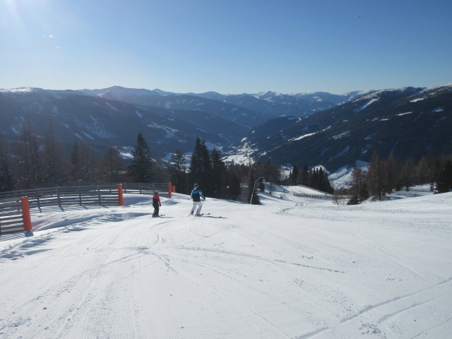 Melanie und Frank auf der Sonnleitenpiste Nord