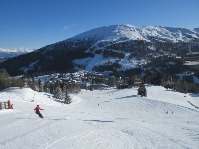 Melanie auf der Gamskogelpiste Nord