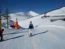 Melanie und Frank auf der Freibergpiste Süd