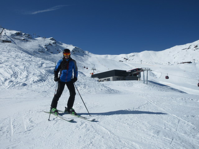 Stefan bei der Mittelstation der Hoadlbahn, 1.981 m