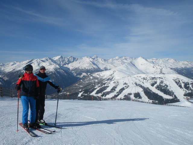 Ich und Frank auf der Aineckabfahrt