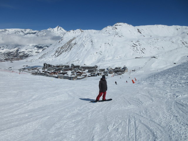 Markus auf der Piste Carline (20. März)