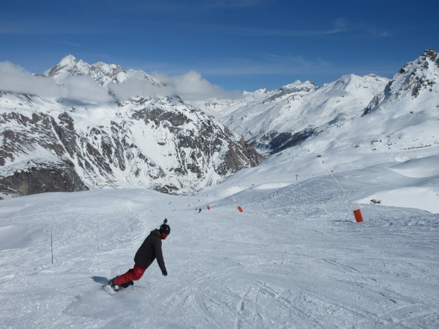 Markus auf der Piste Creux (20. März)