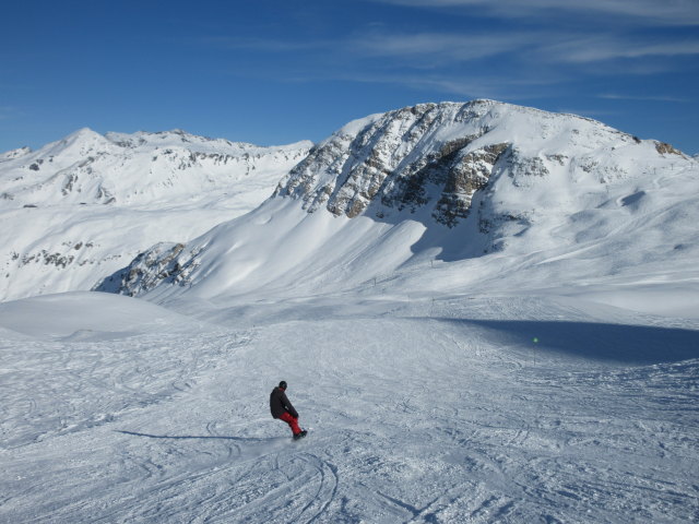 Markus auf der Piste Genepy (20. März)