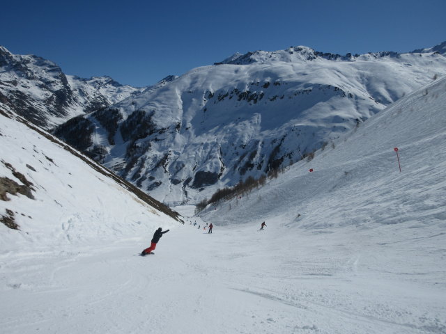 Markus auf der Piste Santons (22. März)