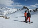 Ich und Markus auf der Piste Corniche (18. März)