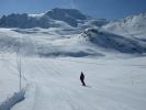 Markus neben der Piste Glaciers (19. März)