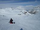 Markus auf der Piste Plan Millet (19. März)