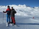 Ich und Markus auf der Piste Verte haut (20. März)