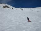 Markus auf der Piste Envers Campanules (20. März)