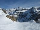 Markus auf der Piste Face de Bellevarde (21. März)