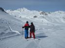 Ich und Markus auf der Piste St. Jacques (21. März)