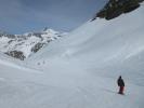 Markus auf der Piste Pyramides (21. März)