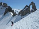 Markus neben der Piste Corniche (22. März)