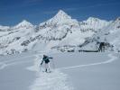 Frank bei der Bergstation der Medelzbahn, 2.561 m