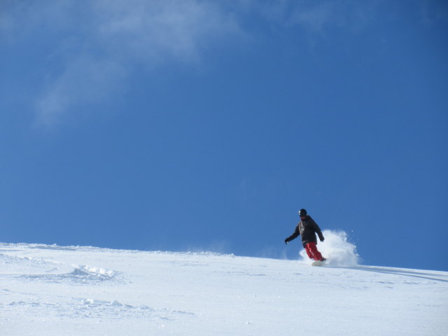 Markus zwischen Piste 70 und Piste 72 (17. Apr.)