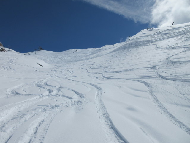 zwischen Piste 14a und Piste 14b (17. Apr.)