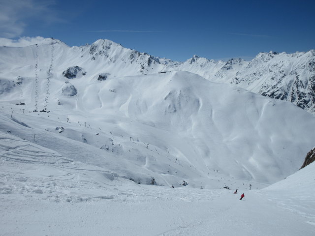 Markus und Stefan auf der Piste 14c (18. Apr.)