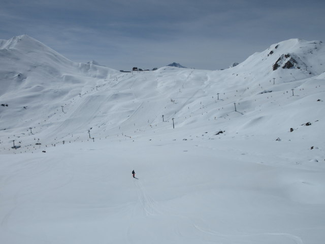 Markus zwischen Piste 62 und Piste 65 (22. Apr.)