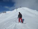 Markus zwischen Piste 70 und Piste 72 (17. Apr.)