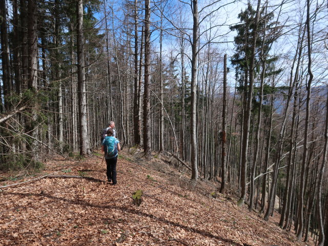 Sabine und Frank zwischen Hinterberg und Hirschkogel