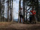 Frank, Sabine und ich am Hischkogel, 1.078 m