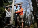 Frank, Sabine und ich am Wetterkogel, 1.115 m