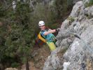 Matthias-Prinner-Klettersteig: Romana zwischen Seilbrücke und Ausstiegswand