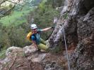 Matthias-Prinner-Klettersteig: Romana zwischen Seilbrücke und Ausstiegswand