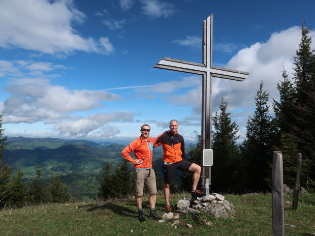 Ich und Frank am Friesling-S&uuml;dwestgipfel, 1.339 m