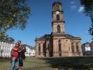 Ich und Sabine bei der Ludwigskirche in Saarbrücken (18. Mai)