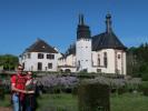 Ich und Sabine bei der Schlosskirche in Blieskastel (19. Mai)