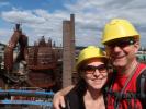 Sabine und ich in der Völklinger Hütte (19. Mai)