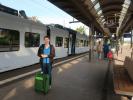 Sabine im Hauptbahnhof Saarlouis (20. Mai)