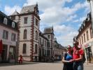 Sabine und ich beim Stadthaus in Merzig (20. Mai)