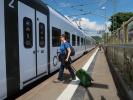 Sabine im Bahnhof Merzig Stadtmitte (20. Mai)