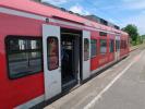 Sabine im Bahnhof Wellen (20. Mai)