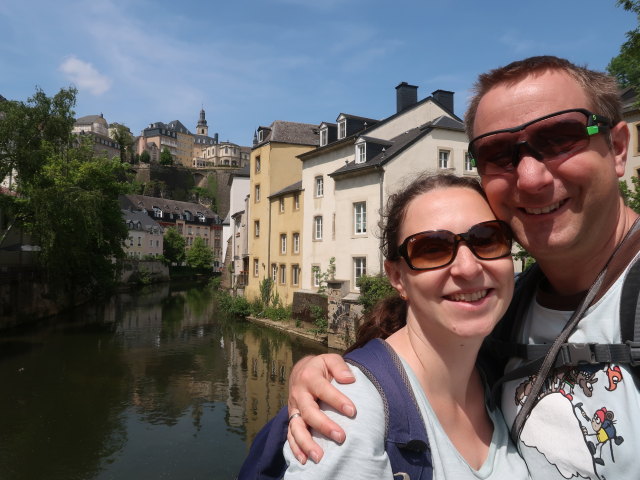 Sabine und ich in Gronn in Lëtzebuerg (21. Mai)